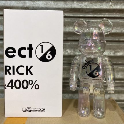 Bestselling Bearbrick 400% Ect Rick 1/6 Clear Transparent Art Figure 11 Inch Collectible Desk Decoration for Office & Home Display