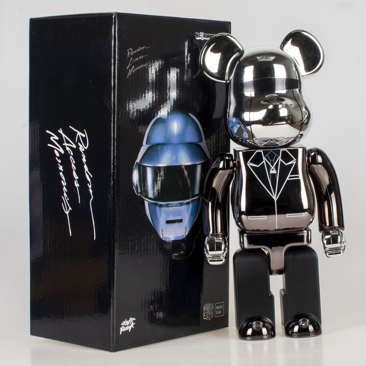 4d0c3潮Bearbrick400%蠢朋克乐队DaftPun暴力熊电镀金银积木熊创意摆件 4d0c3潮Bearbrick400蠢朋克乐队DaftPun暴力熊电镀金银积木熊创意摆件