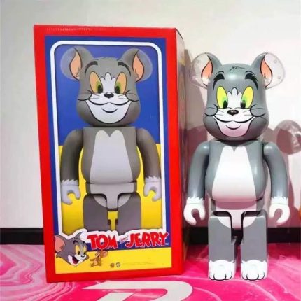 Bestselling Bearbrick 400% Tom Tom and Jerry Art Figure 11 Inch Collectible Desk Decoration for Office & Home Display