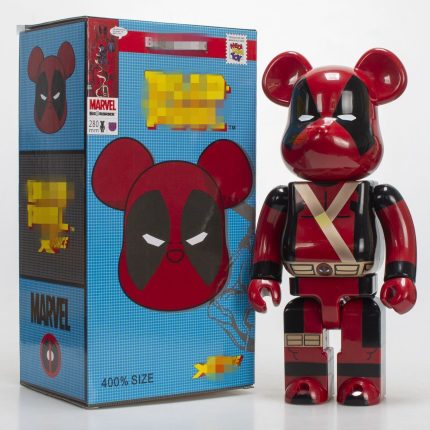 Bestselling Bearbrick 400% Deadpool Art Figure 11 Inch Collectible Desk Decoration for Office & Home Display