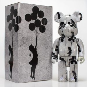 Bearbrick400暴力熊气球女孩积木熊创意卧室高级儿童房潮玩摆件