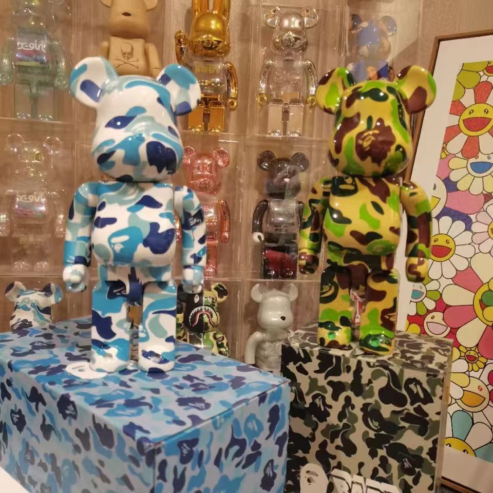 Bestselling Bearbrick1000% Camouflage Doll 27inch Figure Bedroom Ornament 1 Bearbrick detail 1