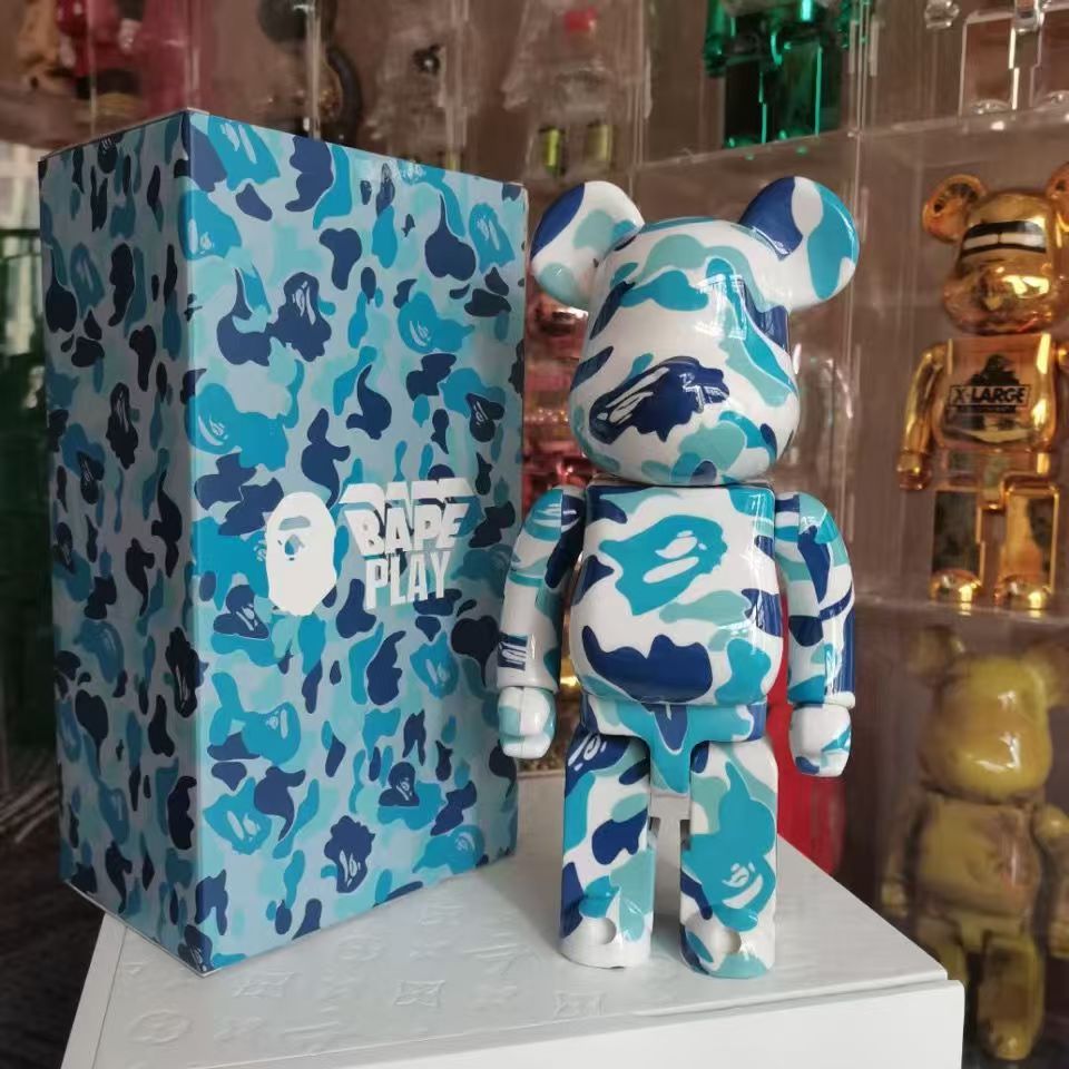 Bestselling Bearbrick1000% Camouflage Doll 27inch Figure Bedroom Ornament 4 Bearbrick detail 4