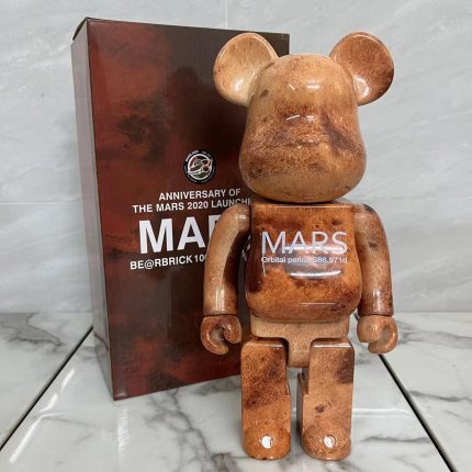 Bestselling Bearbrick 400% Mars Planet Figure 11inch Office Desk Ornament
