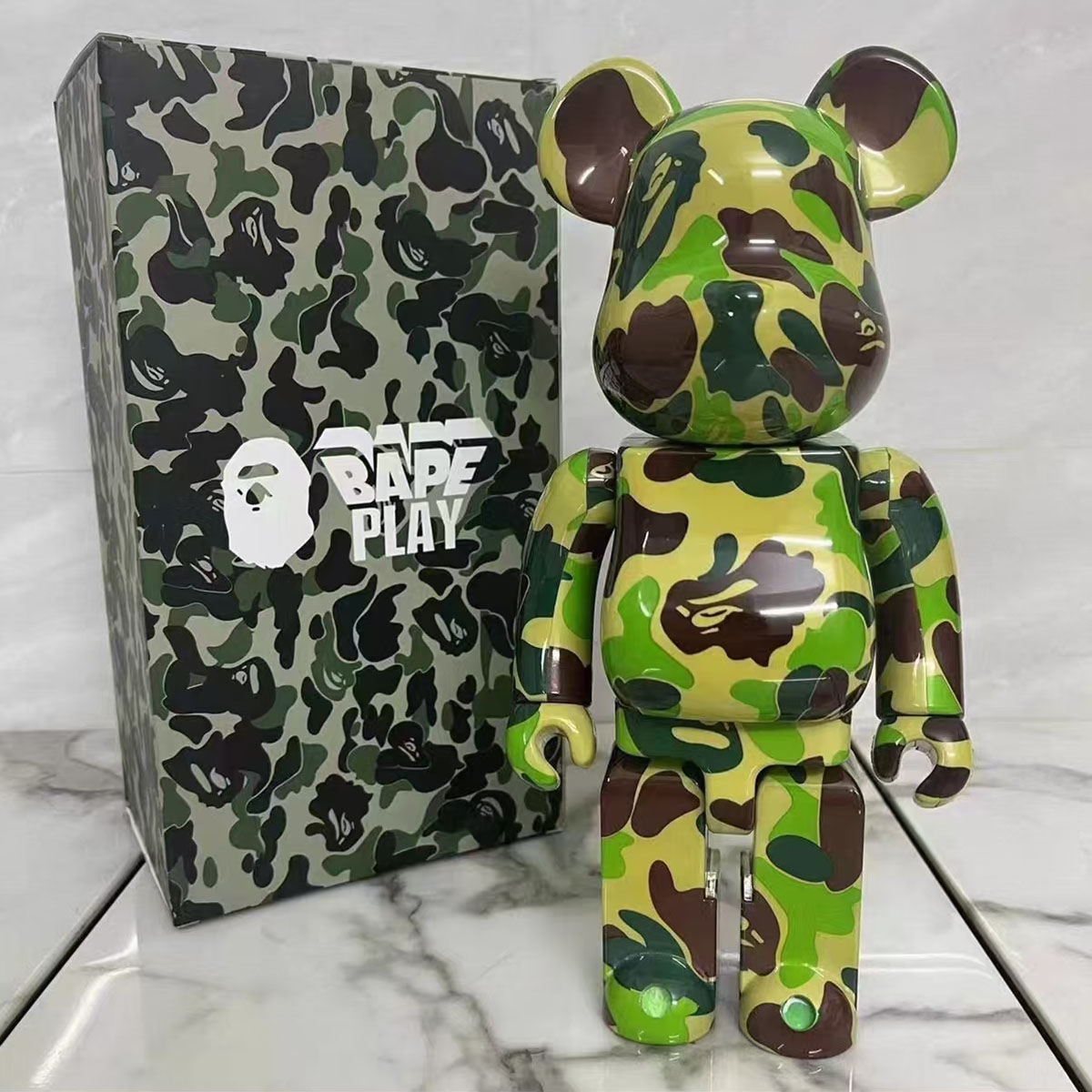Bestselling Bearbrick 400% Shark Figure 11 Inches Living Room Desktop Ornament 3 Bearbrick detail 3