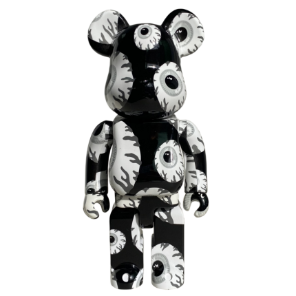 Bestselling Bearbrick 400% Eyeball Art Figure 11 Inch Collectible Desk Decoration for Office & Home Display
