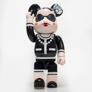 潮玩Bearbrick400暴力熊香奈B积木熊样板房入户玄关创意网红摆件