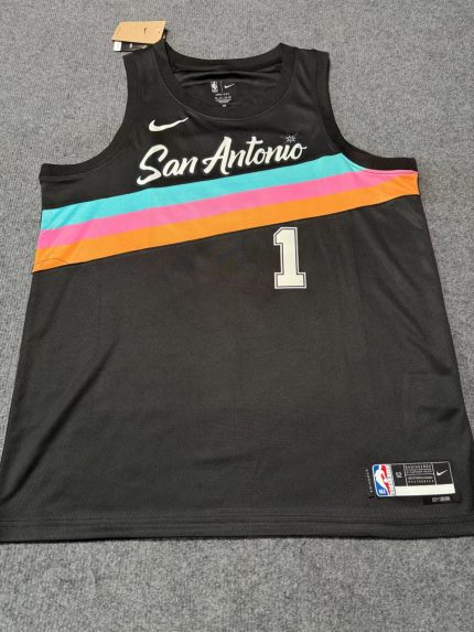 Hot Sale Wembanyama 1 San Antonio Spurs Signed Jersey Beckett Certified Website Checkable