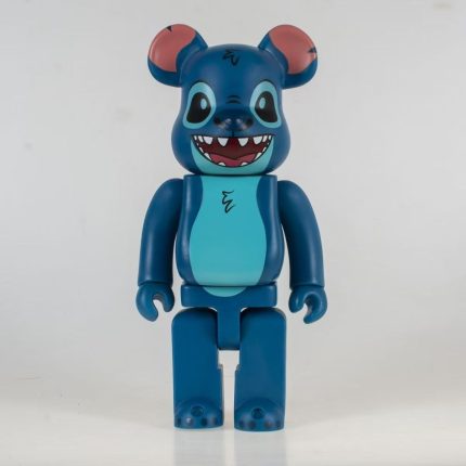 Hot Selling Bearbrick 400% Stitch Violent Bear Figure 11 Inch Office Desktop Ornament