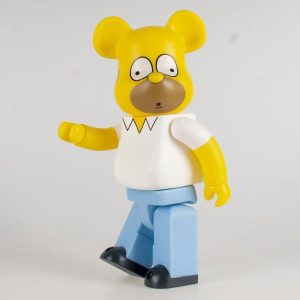 Bearbrick400union 辛普森暴力熊玩偶桌面摆件