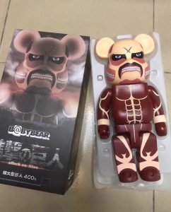 Bearbrick400暴力熊进击的巨人玩偶桌面摆件