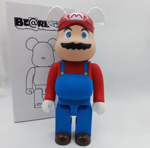 Bearbrick400暴力熊马里奥玩偶桌面摆件