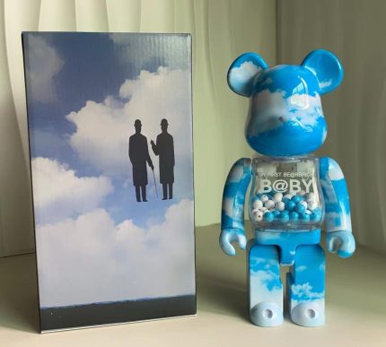 Bestselling Bearbrick 400% My First Baby Blue Sky & White Cloud Figure 11 Inch Collectible Desk Decoration for Office & Home Display