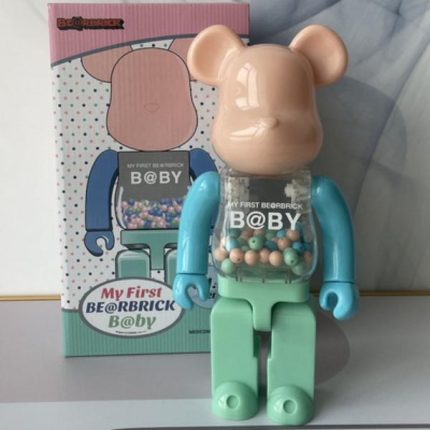 Bestselling Bearbrick 400% My First Baby Macaron Color Figure 11 Inch Collectible Desk Decoration for Office & Home Display
