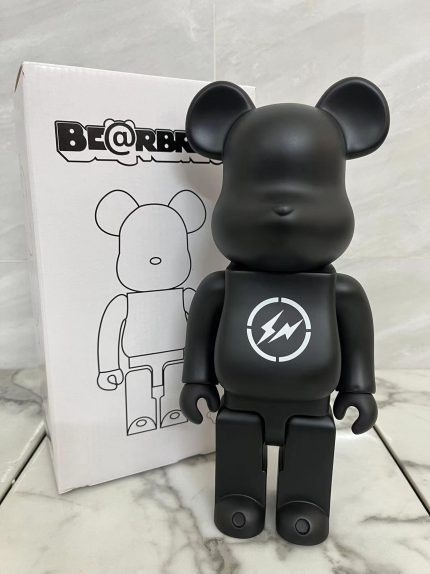 Hot Selling Bearbrick 400% Fragment Design Lightning Violent Bear Figure 11 Inch Office Desktop Ornament