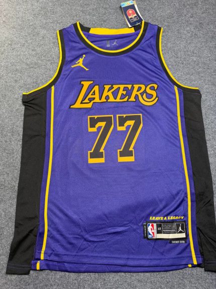 Hot Selling Luka Doncic Los Angeles Lakers #77 Autographed Jersey Beckett BAS Certified Verifiable on Official Website