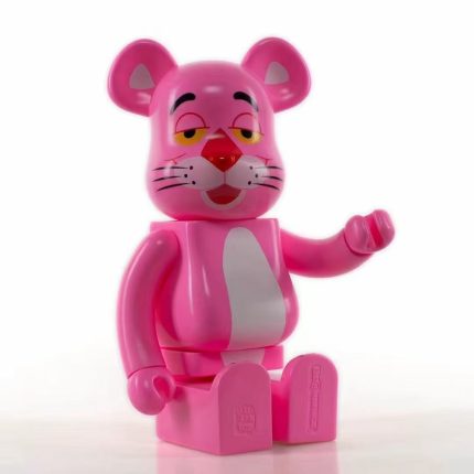 Bestselling Bearbrick 400% Pink Pink Panther Figure 11 Inch Collectible Desk Decoration for Office & Home Display